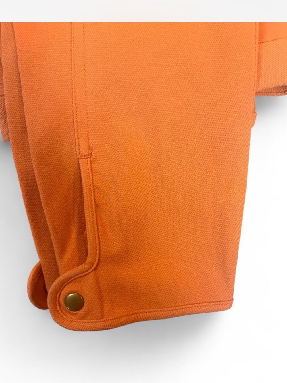 NWOT Ralph Lauren Equestrian Riding Pants Breeches Orange Suede Patch 8 - Picture 4 of 5